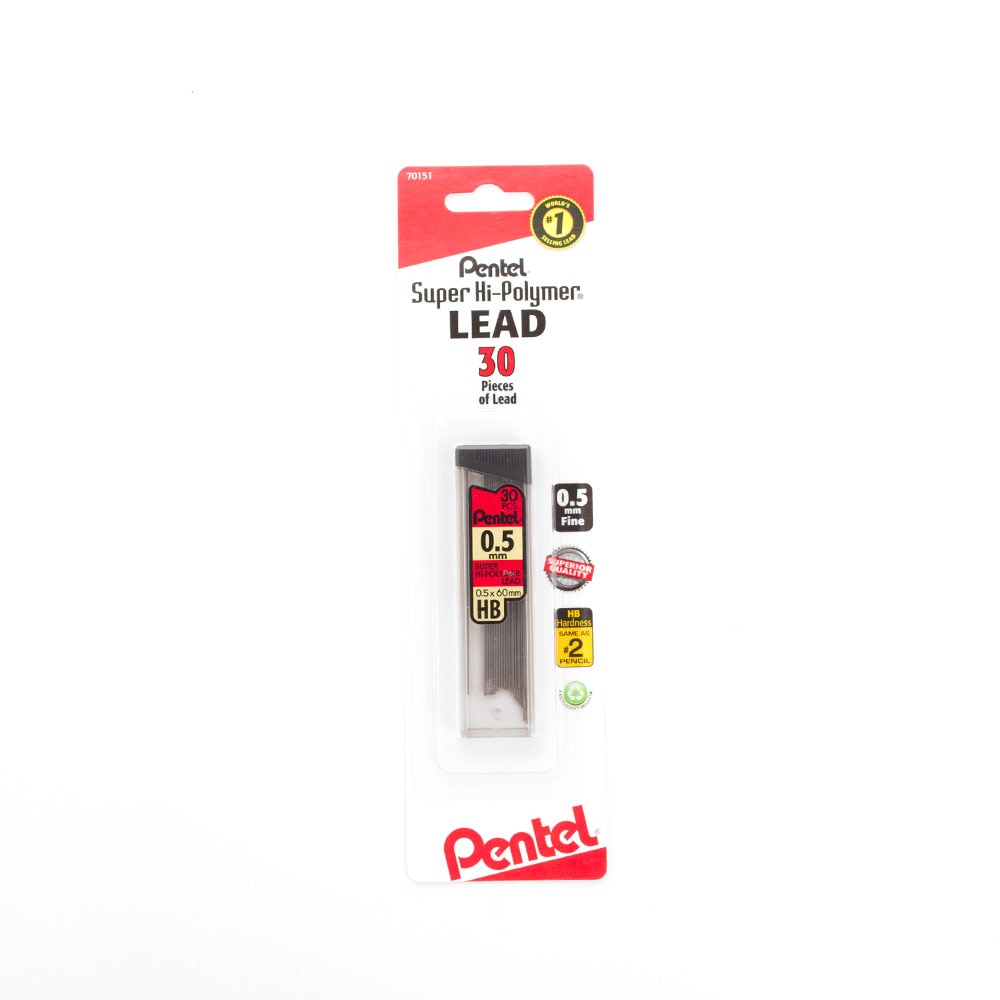 Pentel, Lead, Refill, 30 Pack, Carded, 0.5mm